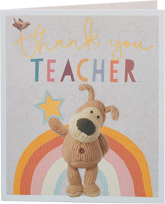 Boofle Cute Design Thank You Teacher Card 