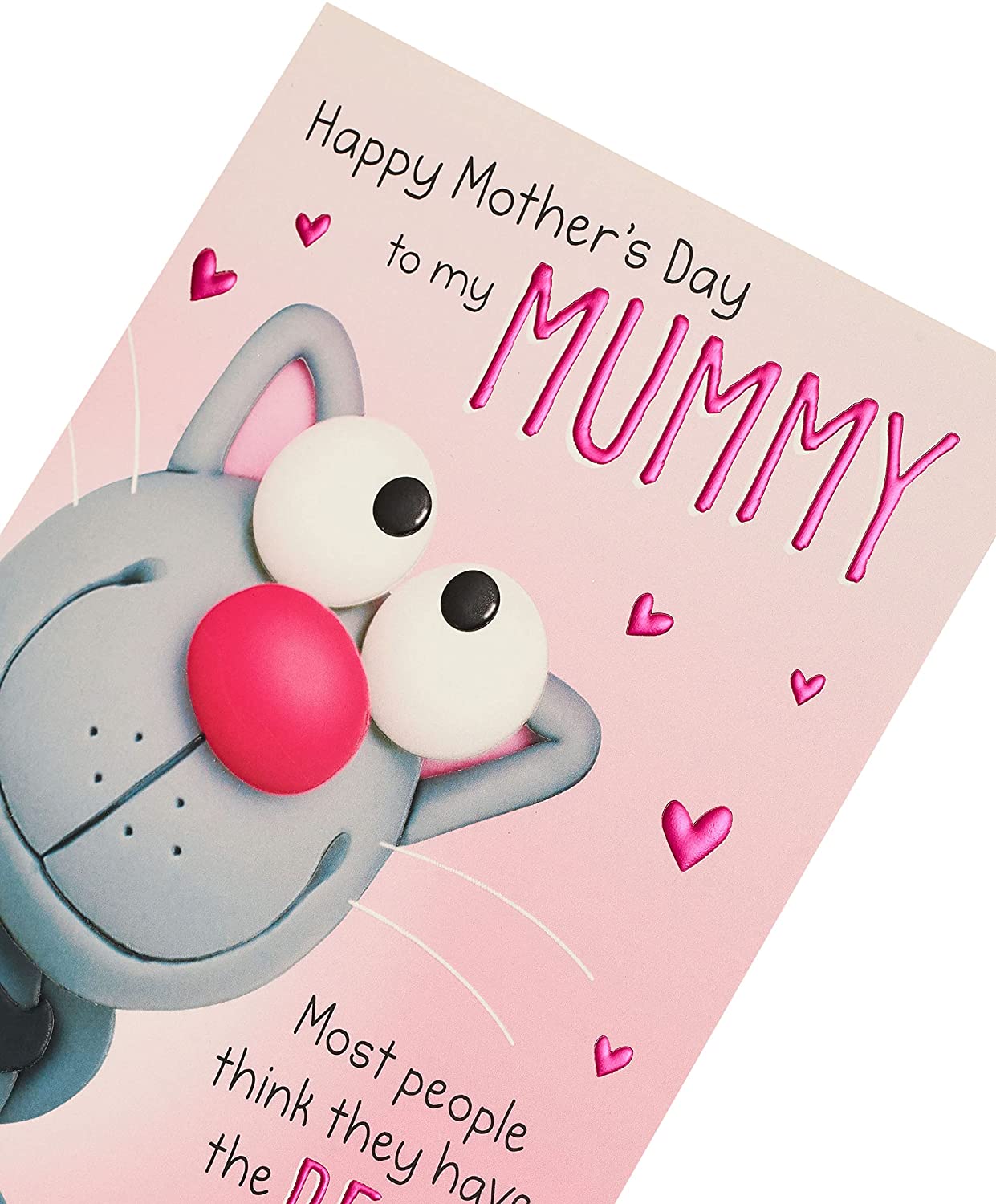 Cute Cat Best Mummy Ever Mother's Day Card