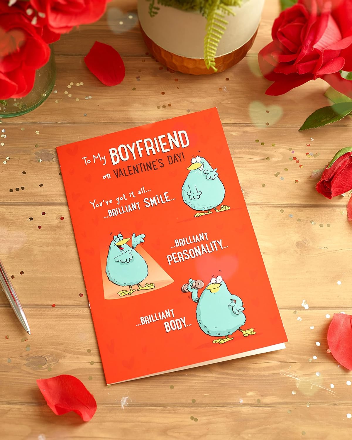 To My Boyfriend You've Got It All! Funny Valentine's Day Card