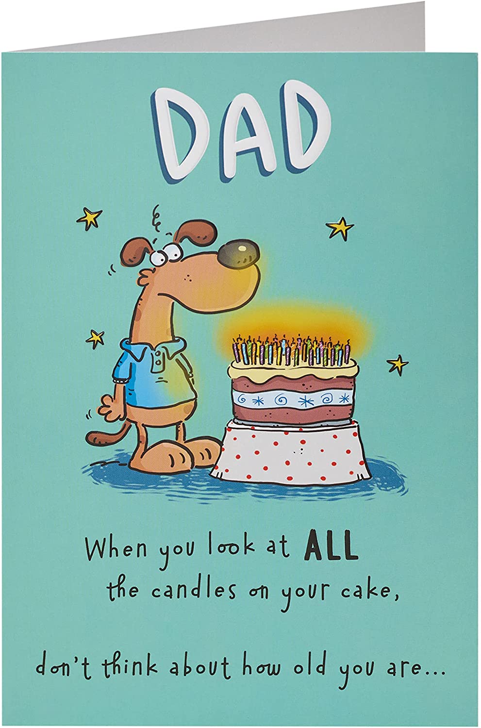 Funny Cartoon Illustration Dad Birthday Card– Shop Inc