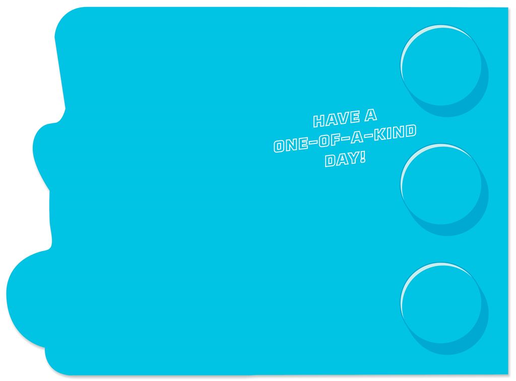 Lego Unicorn Daughter 3D Pop Up Birthday Card