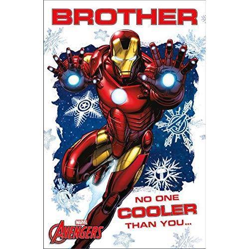 Avengers Brother Iron Man Christmas Card 