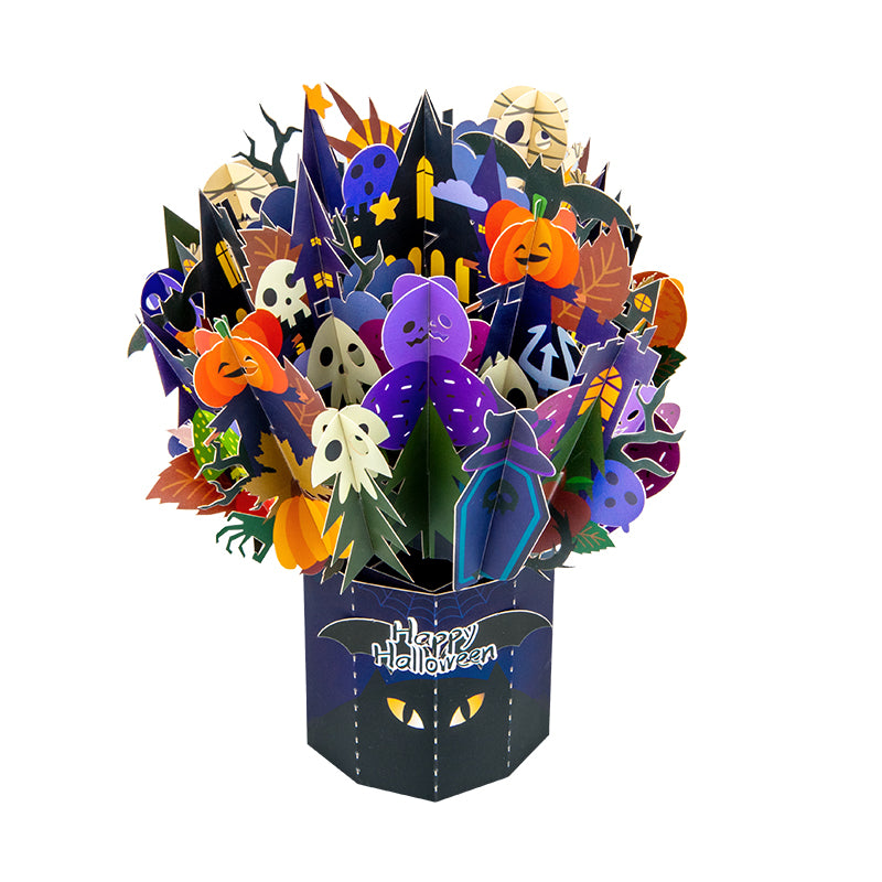 Haunted Harvest 3D Pop Up Halloween Card