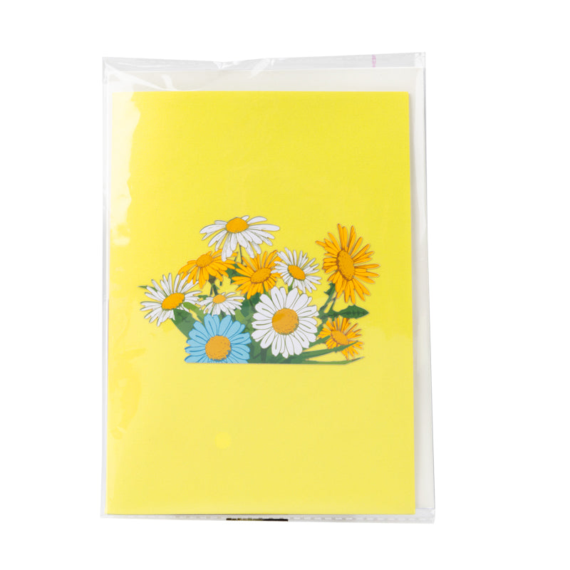 Daisy Delight 3D Floral Pop Up Greeting Card