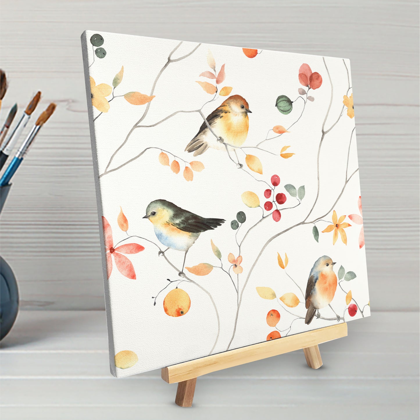 Pack of 48 25x25cm Canvas Easel Set