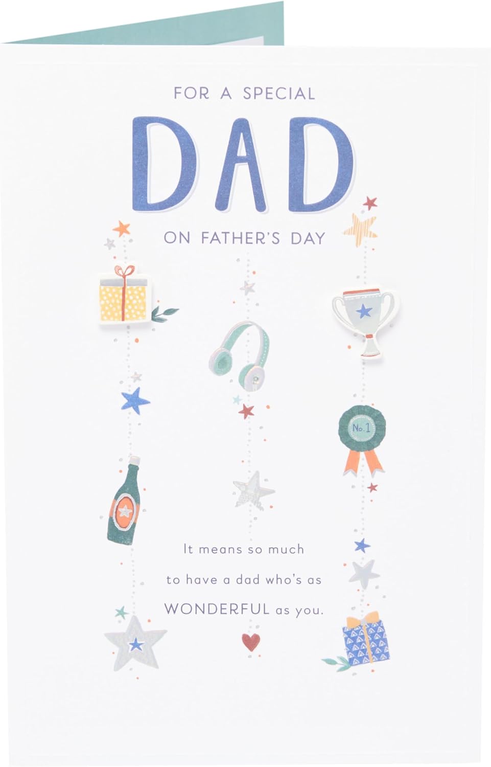 Icons Design For Dad Father's Day Card