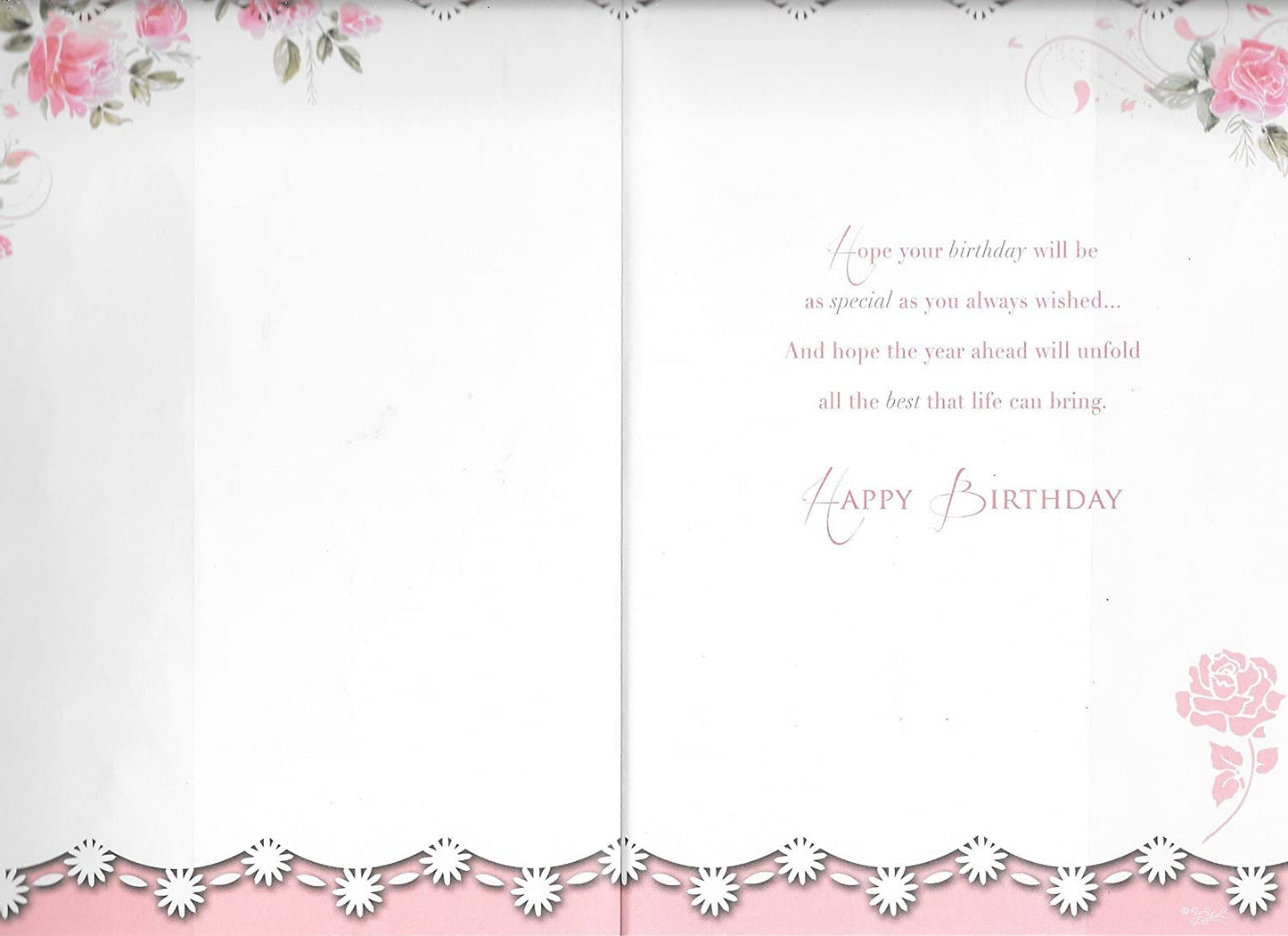 Lady With Shopping Bag Design Open Female Celebrity Style Birthday Card