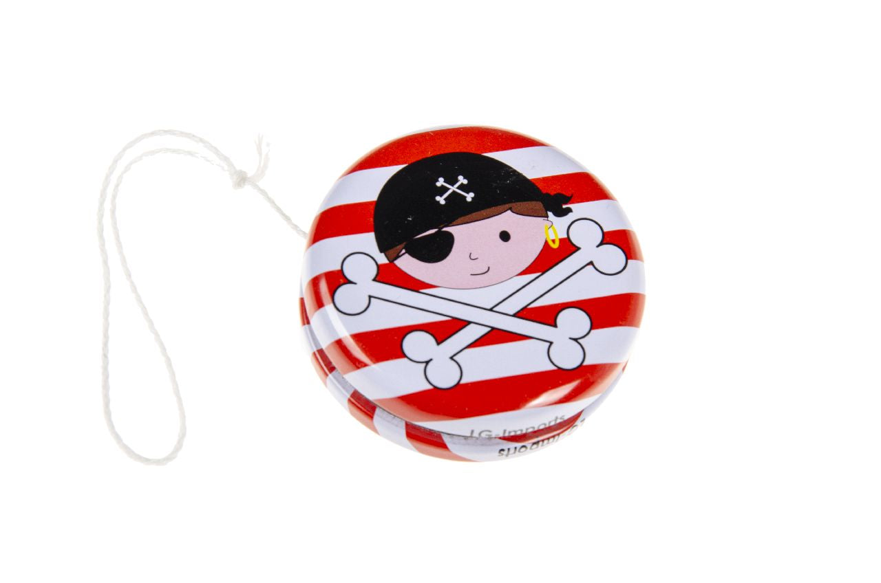 Pack of 24 Metal Yo-Yo Pirate Return Tops