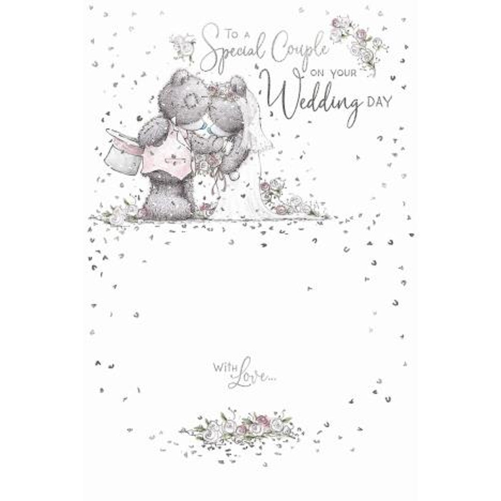 Bear Bride And Groom Special Couple Me to You Bear Wedding Day Card