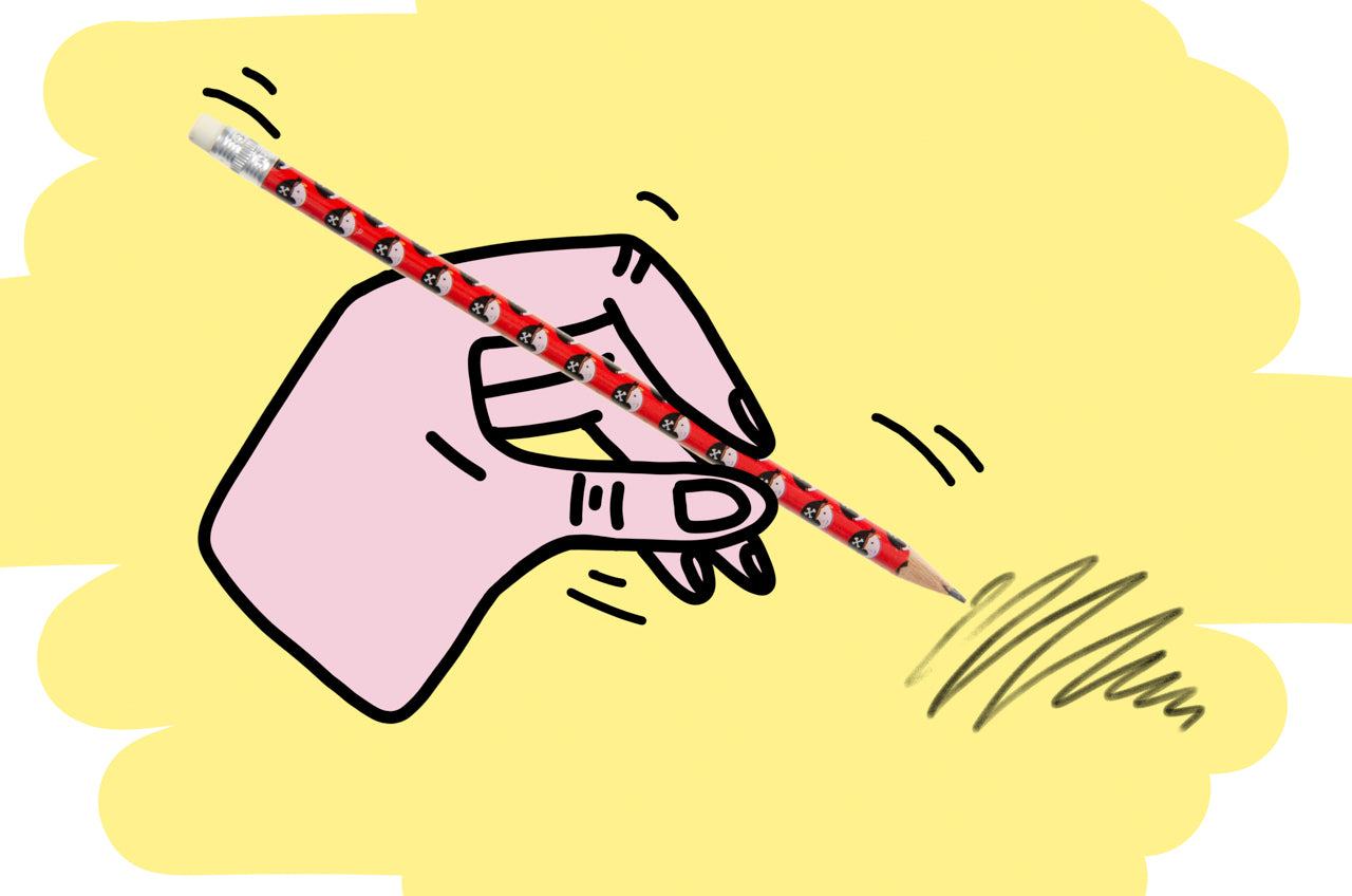 Pack of 12 Pirate Design Pencils with Eraser