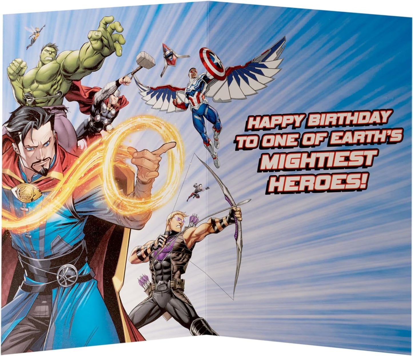 Marvel The Avengers Hero Design Grandson Birthday Card