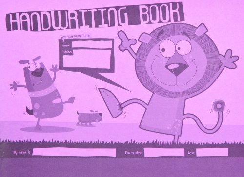 Silvine A5 Purple Cover Handwriting Book