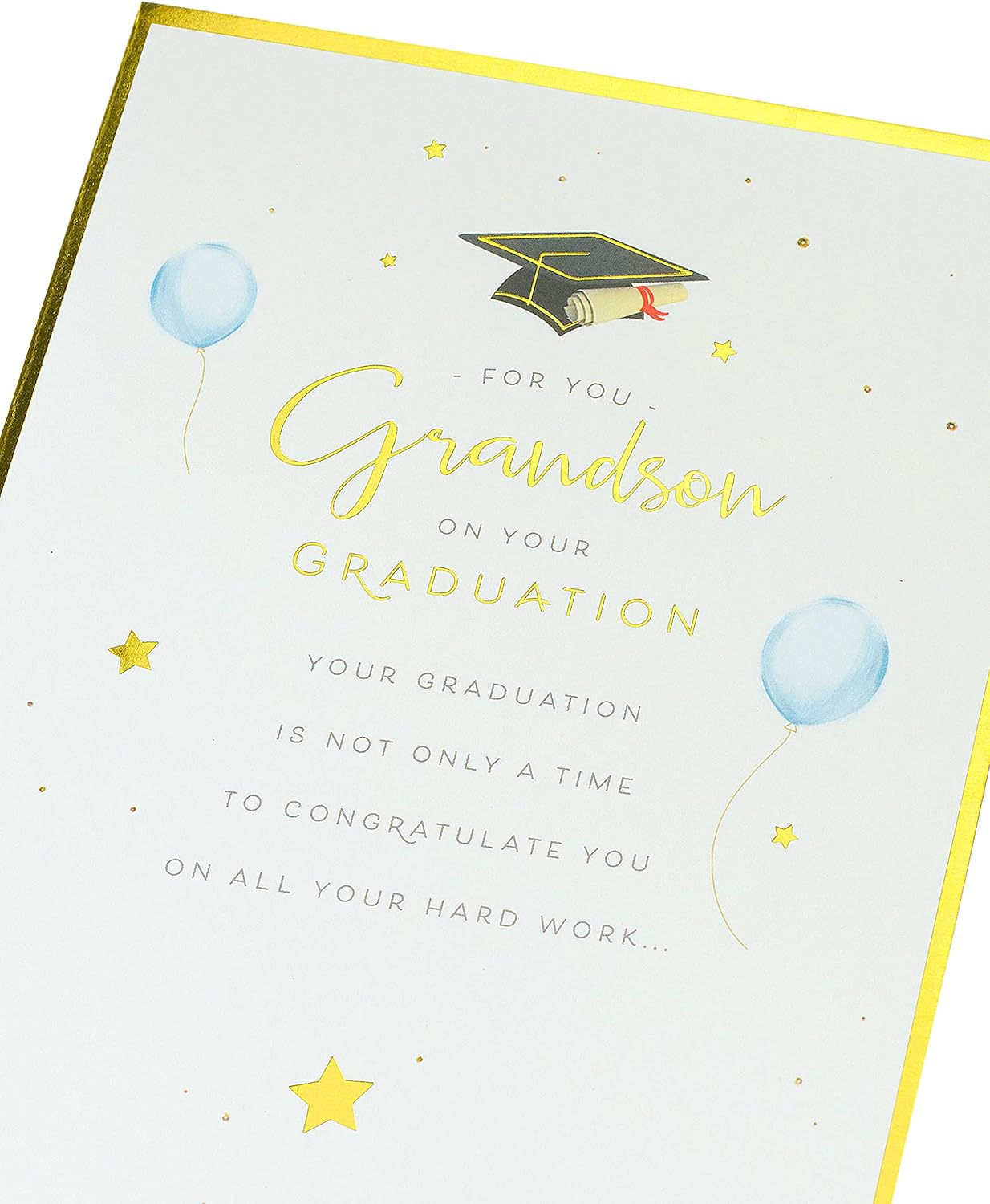 Grandson Graduation University Congratulations Card