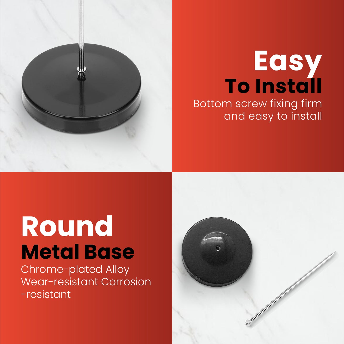 Pack of 3 Paper Spike Note Metal Holder Suitable for Restaurant Kitchen Order Rod Retail Office Hotel