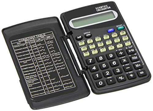Just Stationery Scientific Calculator with Folding Cover