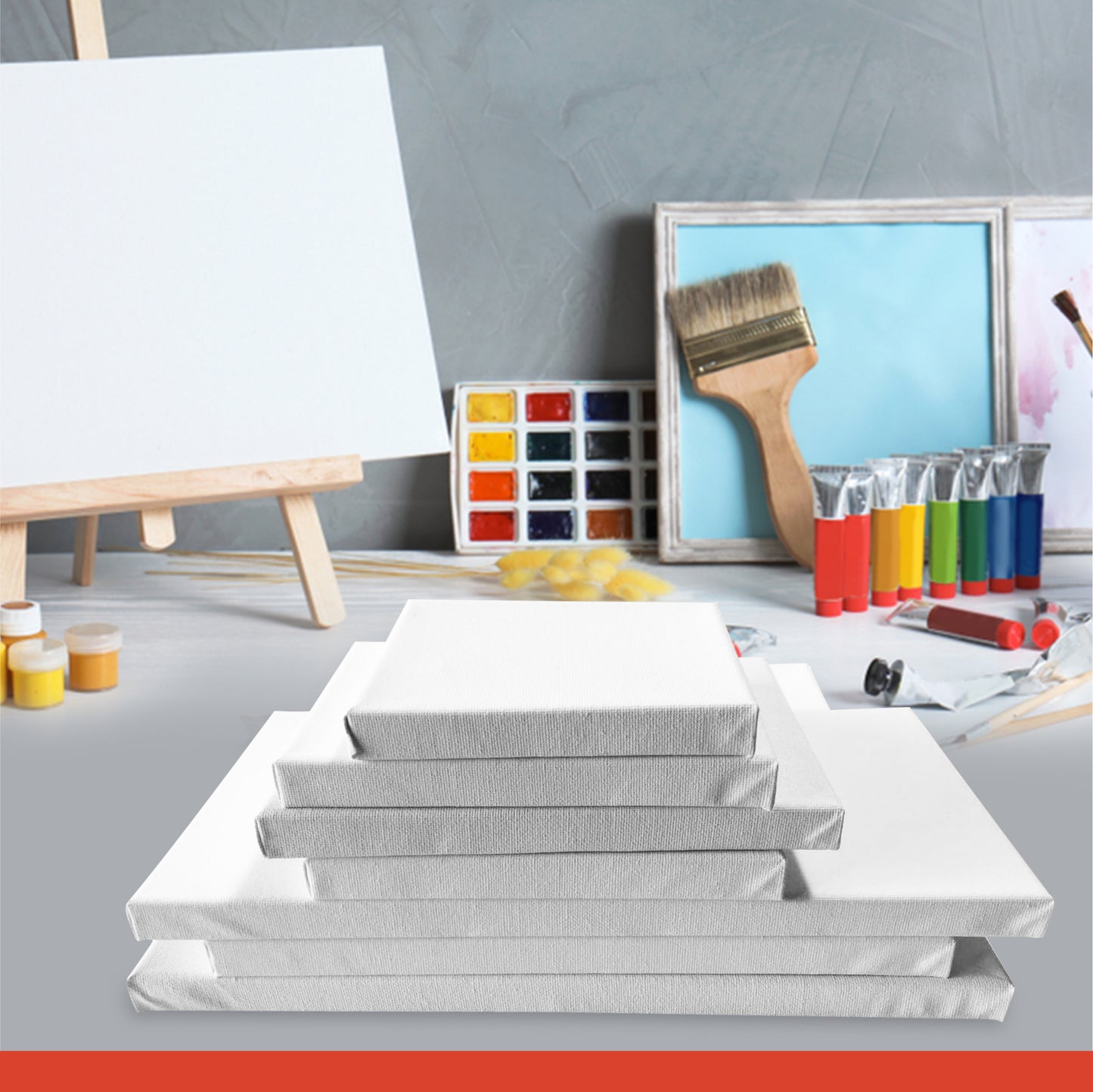 19x24cm Stretched Mini Canvas 280gsm