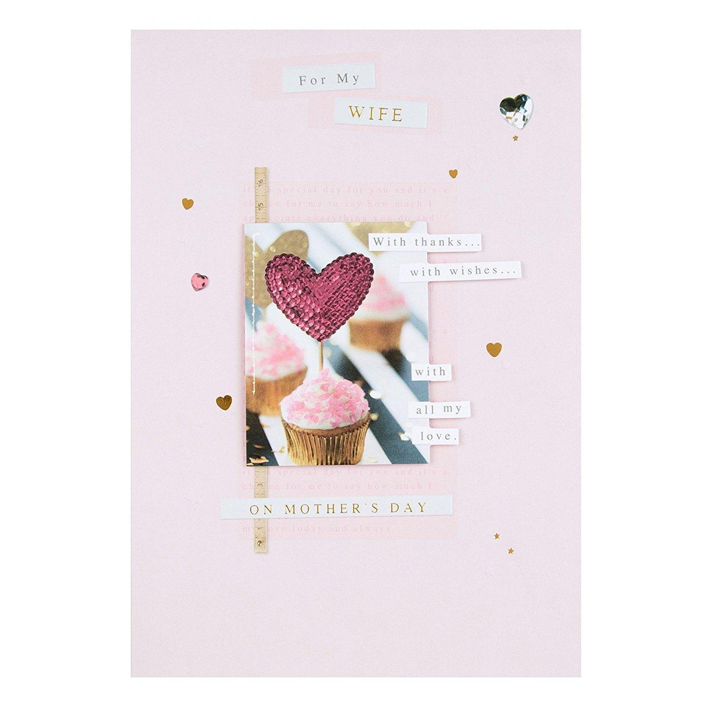 For My Wife "Thanks" Mother's Day Card
