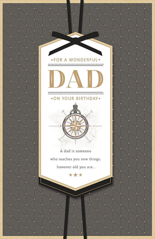 For A Wonderful Dad Nautical Dad Birthday Card 
