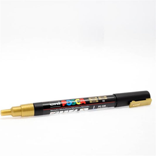 Gold Uni Posca Pc-3M Fine Bullet Tip Permanent Marker Pen