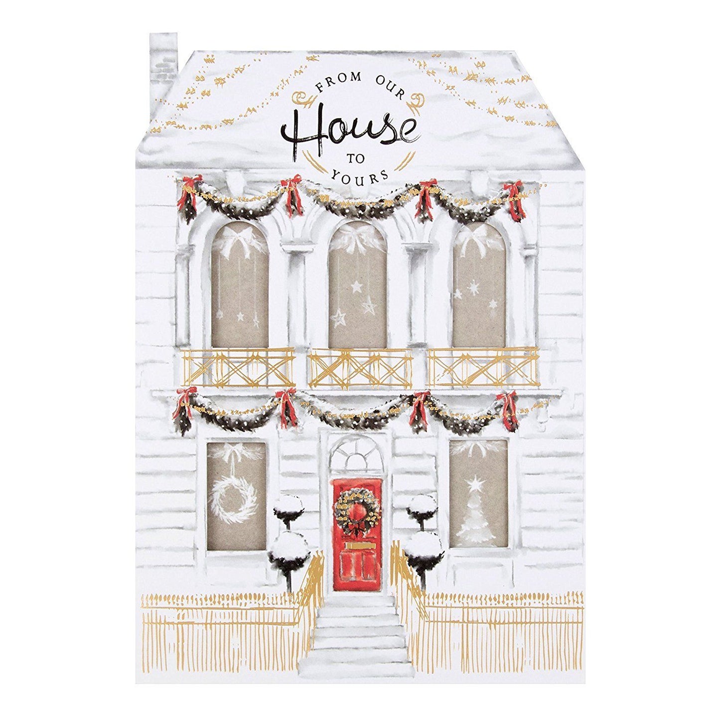 House To House Christmas Card 'Happiest Times' 