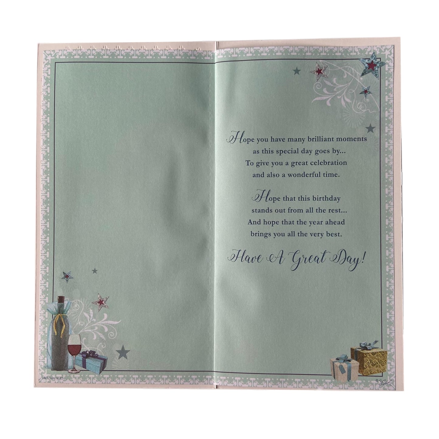 Have A Happy 40th Birthday Soft Whispers Card