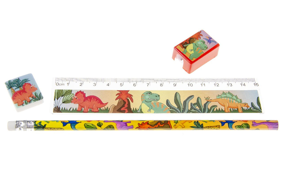 Pack of 24 Dinosaur Stationery Sets