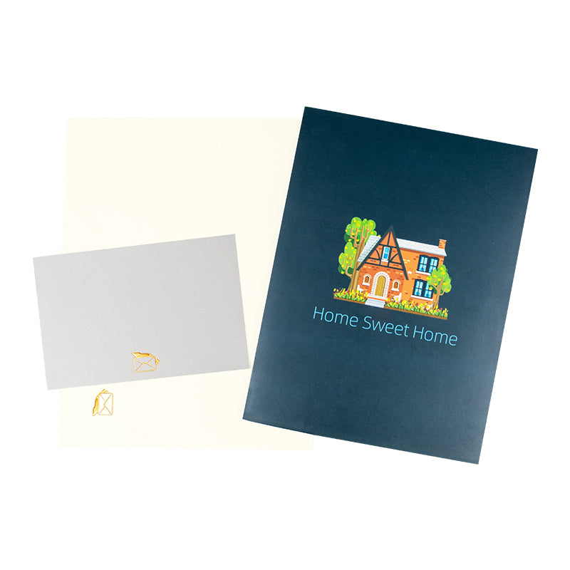 Home Sweet Home 3D Housewarming Pop Up Congratulations Card