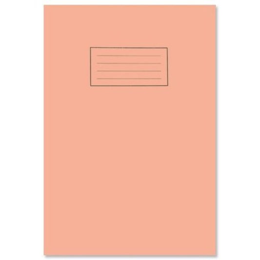 Orange 5mm Square 75gsm 80 Pages A4 Exercise Book 