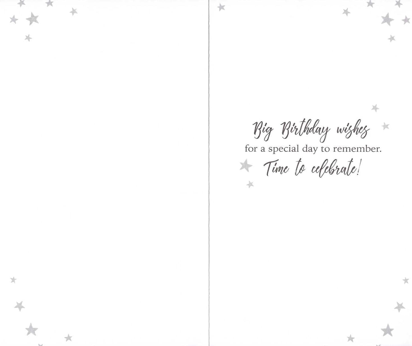 Embellished Fizz Popping 70th Birthday Card