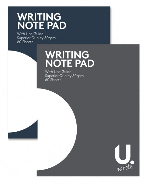 13.5x17.5cm 108 Pages Plain Writing Pad