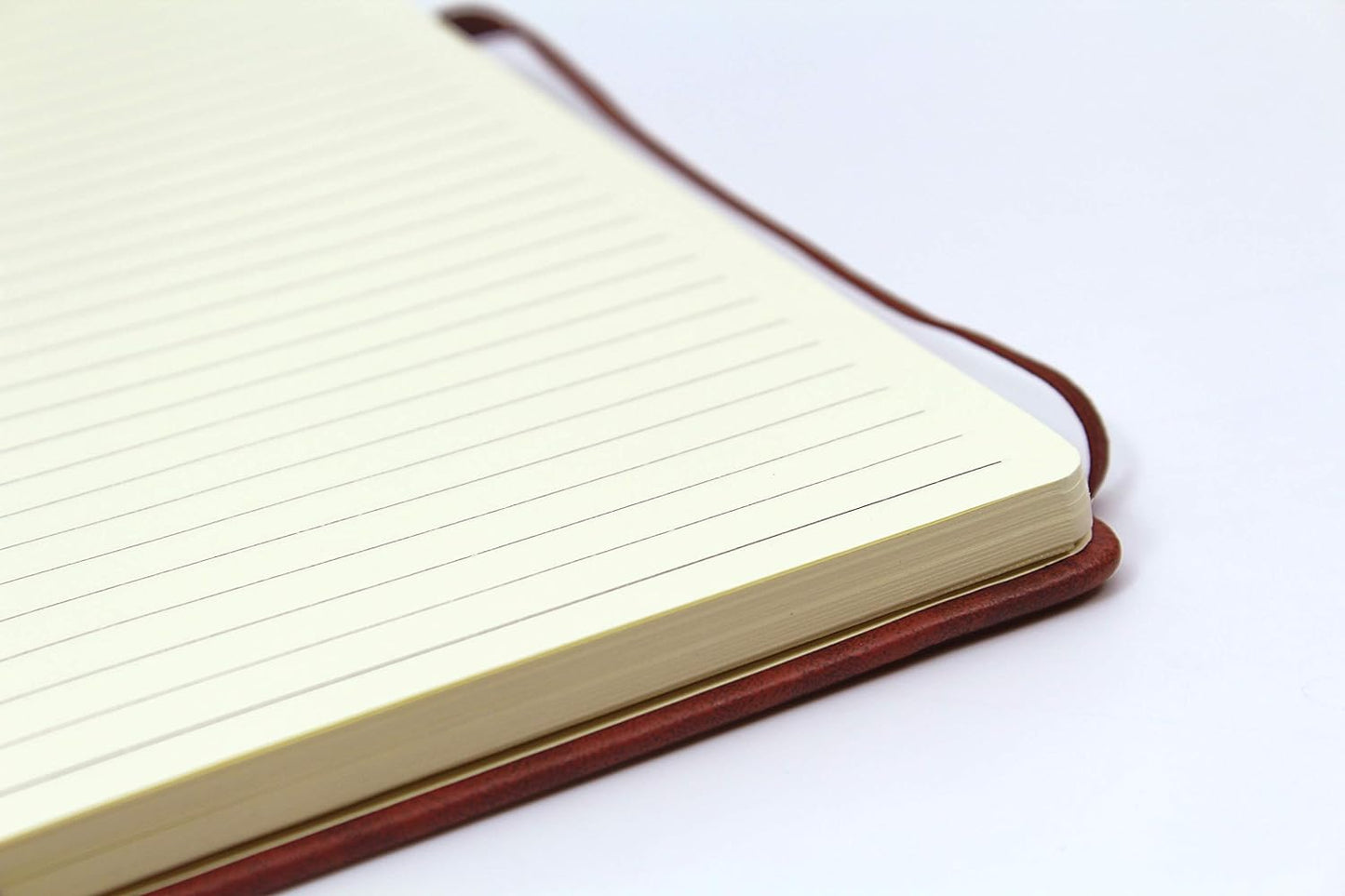Silvine A5 Tan 160pp 90gsm Executive Soft Feel Notebook Ruled with Marker Ribbon