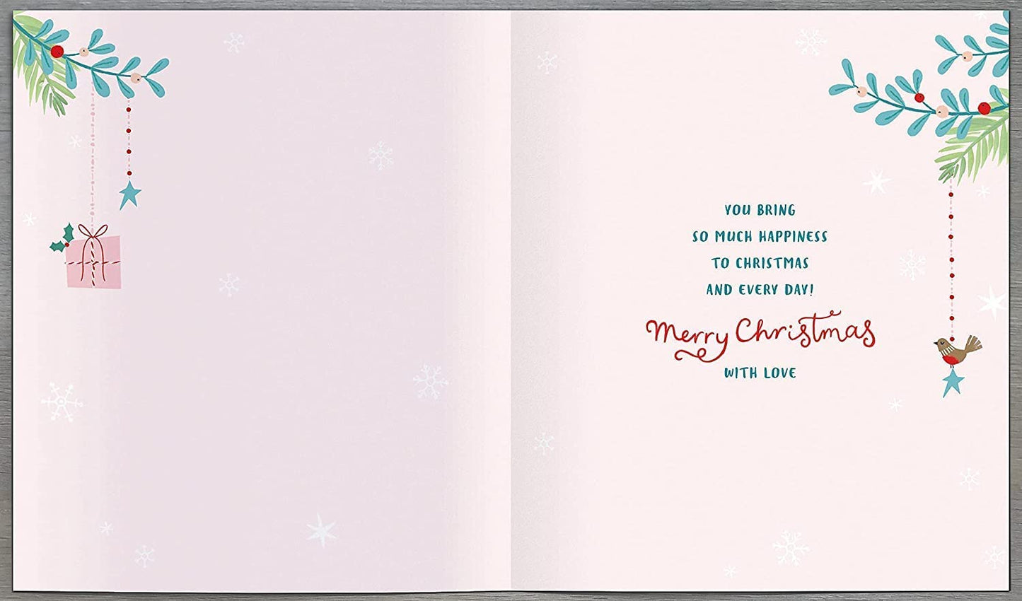 Nanny with Love Special Christmas Card Gifts Design
