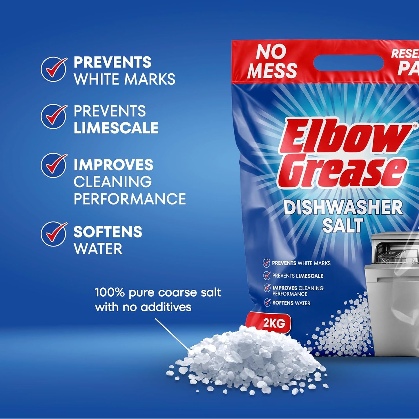 Elbow Grease Dishwasher Salt 2kg