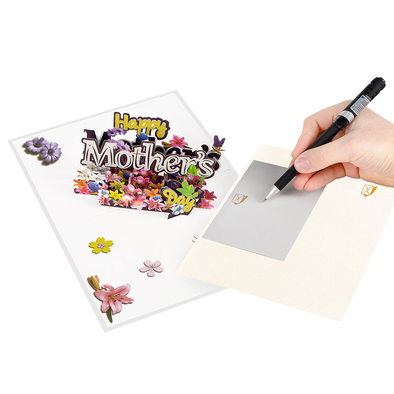 Love in Full Bloom Floral Butterfly 3D Pop Up Mother's Day Card