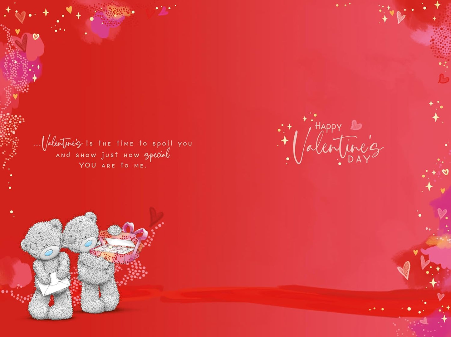 Bears With Gift And Card Partner Valentine's Day Card