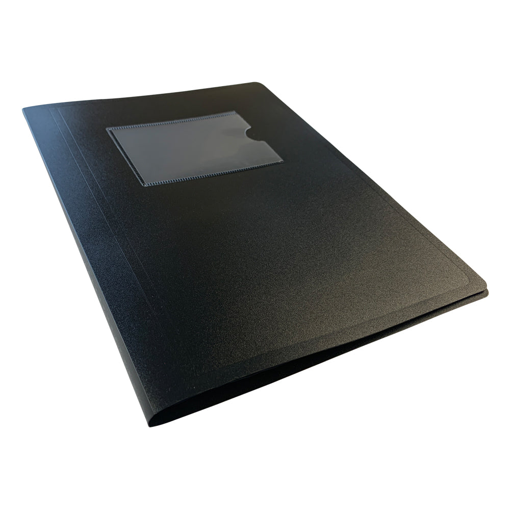100 x A5 Black Flexible Cover 10 Pocket Display Book