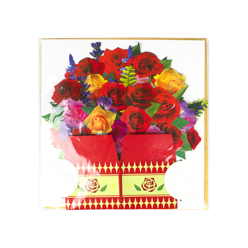 Bloom Box Rose Elegance 3D Pop Up Greeting Card