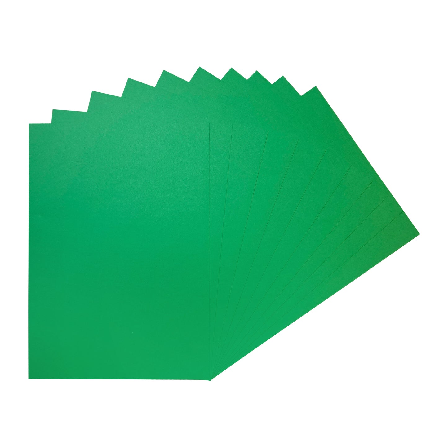 Pack of 500 A4 Green Coloured Card 160gsm Sheets