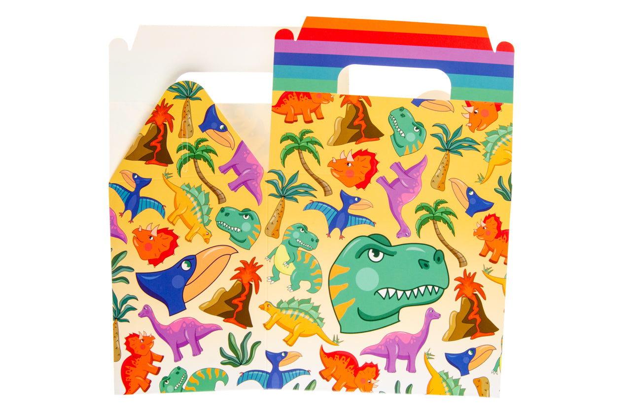 Pack of 12 Dinosaur Party Lunch Boxes