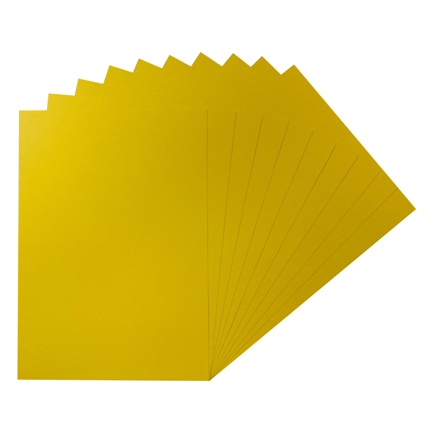 Pack of 4000 A5 Yellow Coloured Card 160gsm Sheets