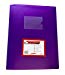 Pack of 5 A4 10 Pocket Purple Flexible Cover Display Books