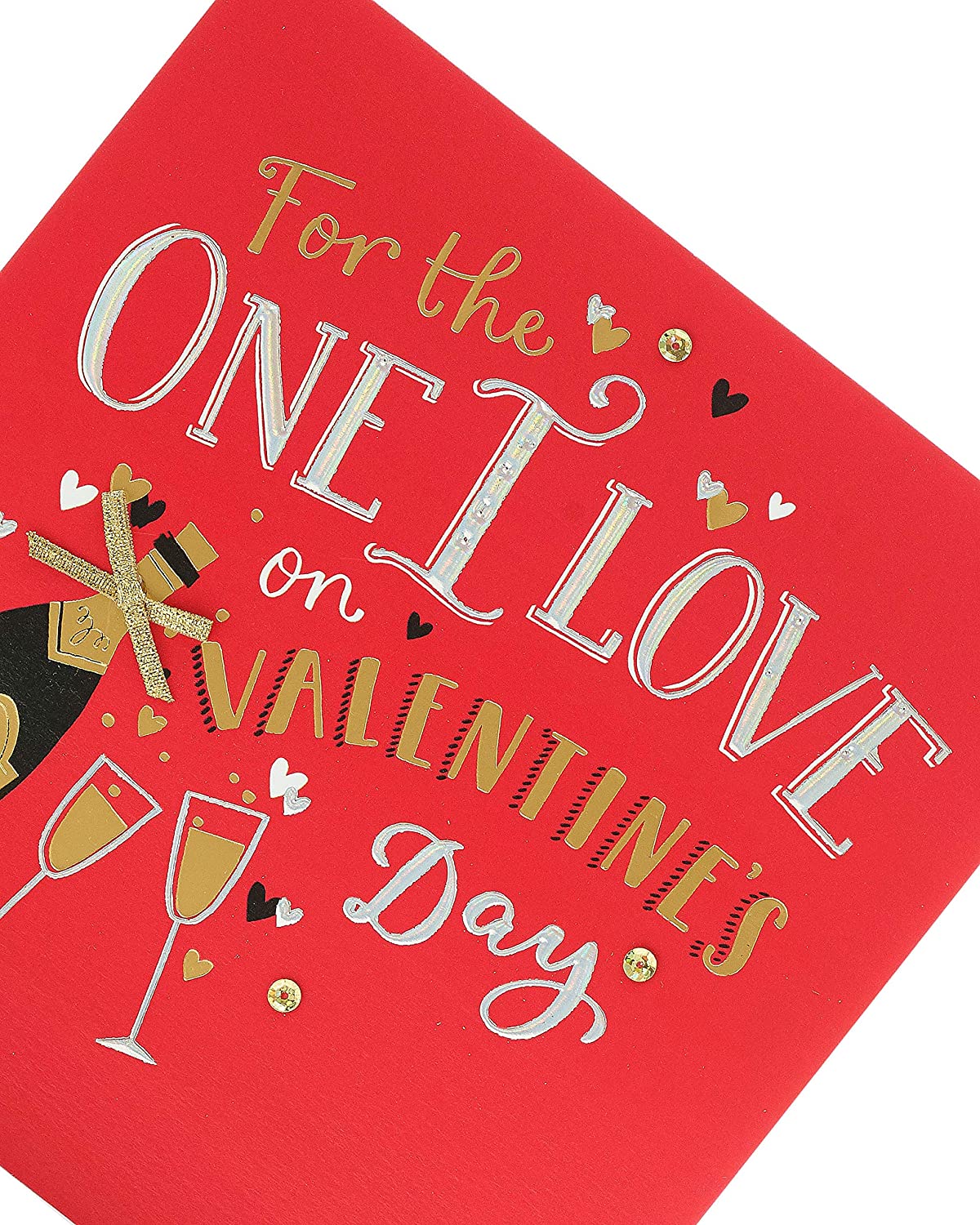 For The One I Love Hand-Finished Valentine's Day Romantic Card