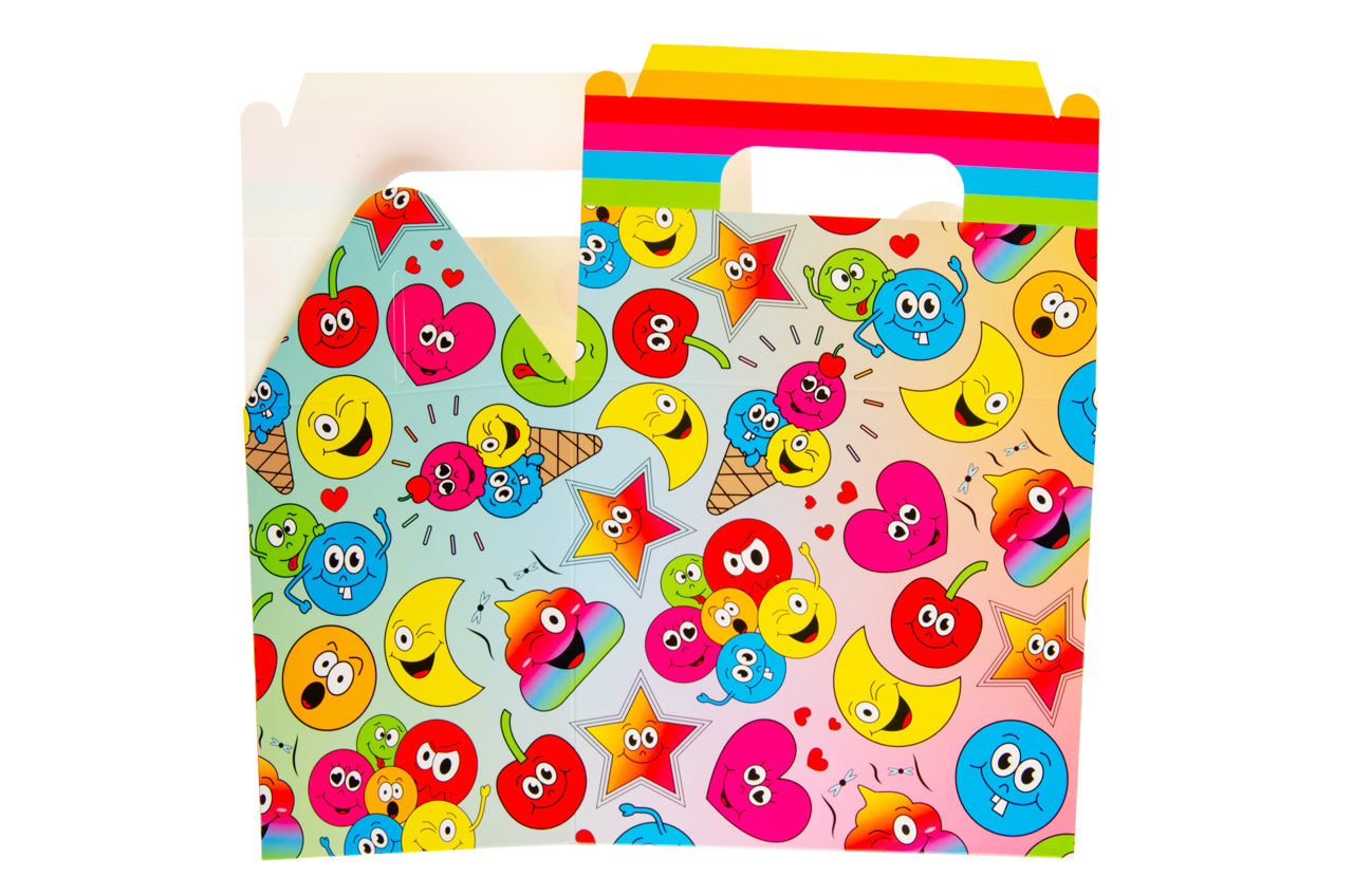 Pack of 12 Emotion Party Lunch Boxes
