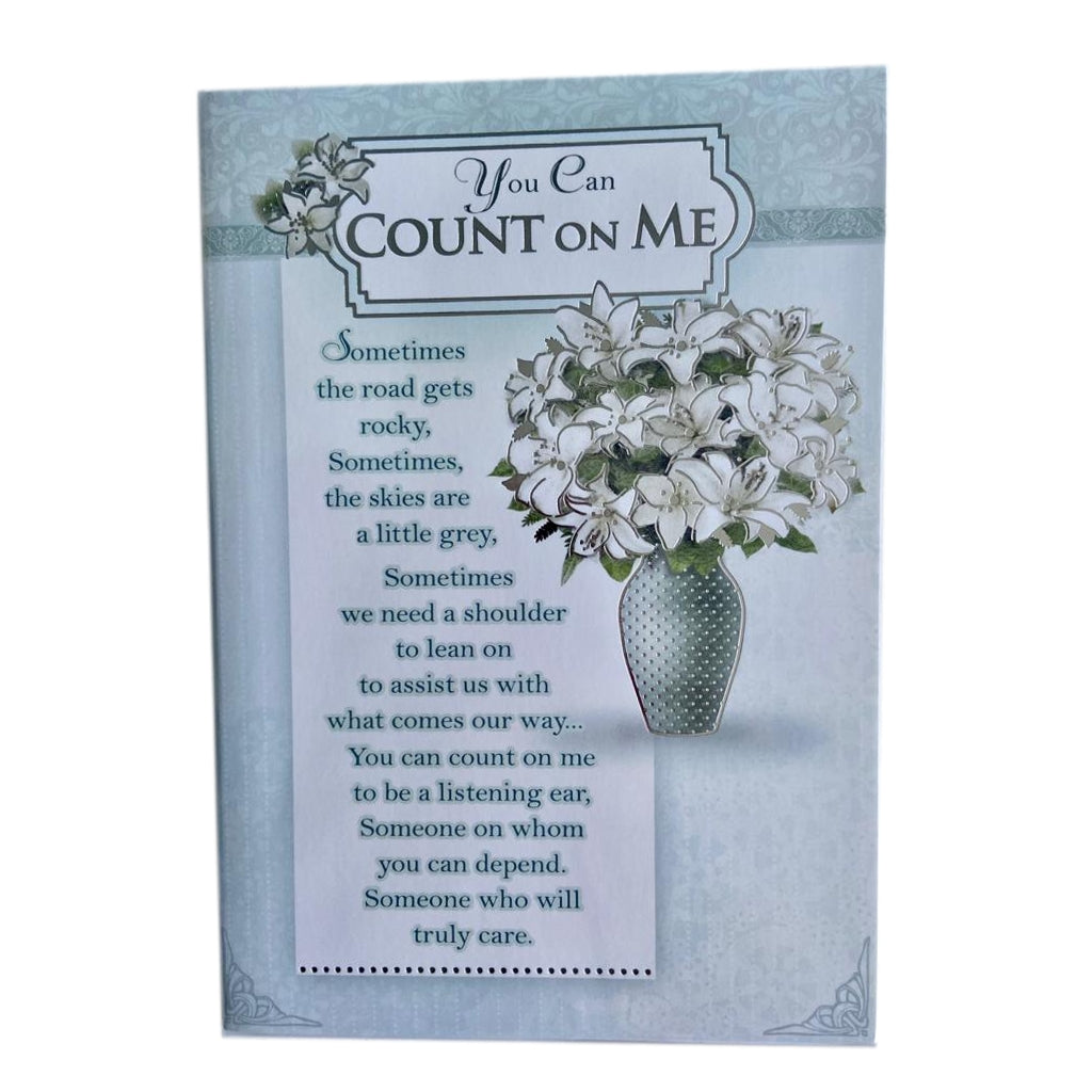 Count on Me Encouragement Soft Whispers Card