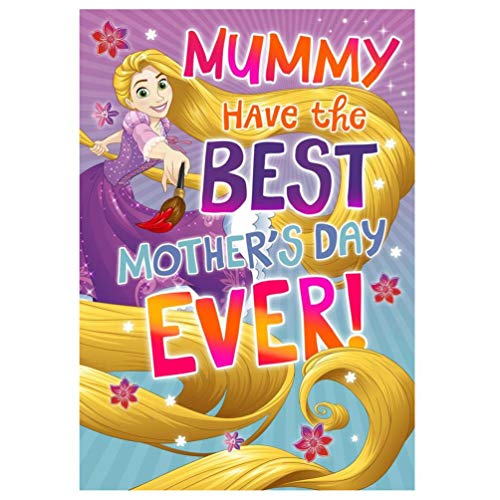 For Mummy Disney Princess 3D Rapunzel Mother's Day Card