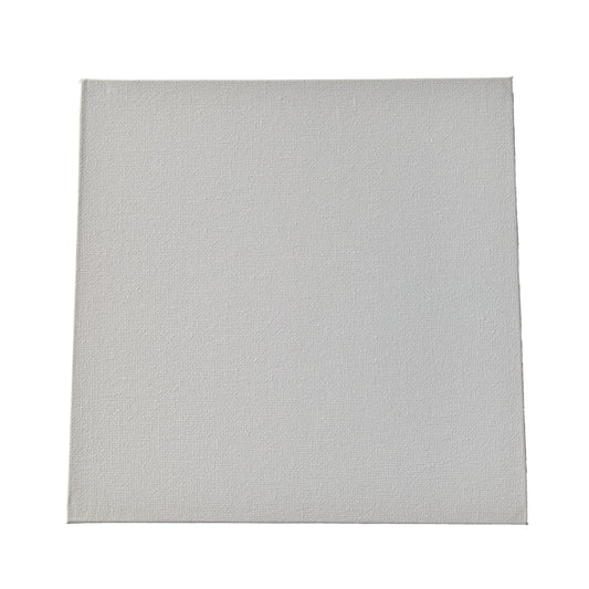 20x20cm Blank White Flat Stretched Board Art Canvas By Janrax
