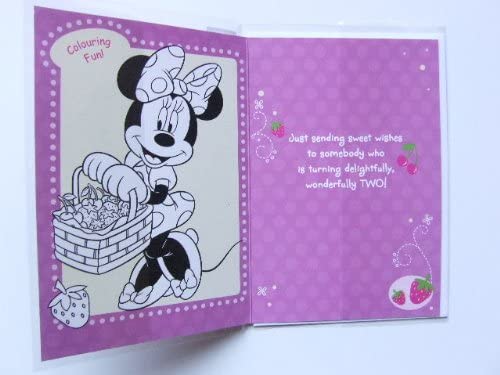 Happy Birthday age 2 For Girl Disney Minnie 