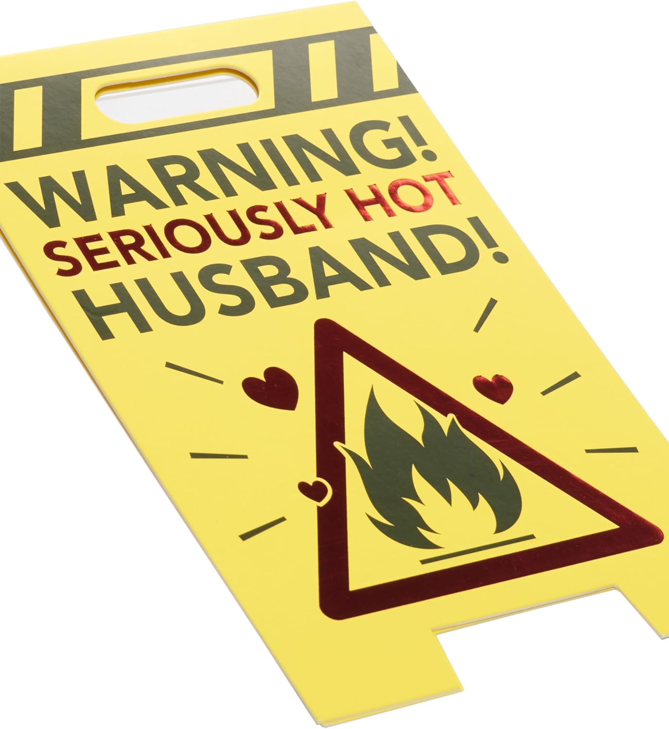 Hot 3D Sign Design Husband Birthday Card