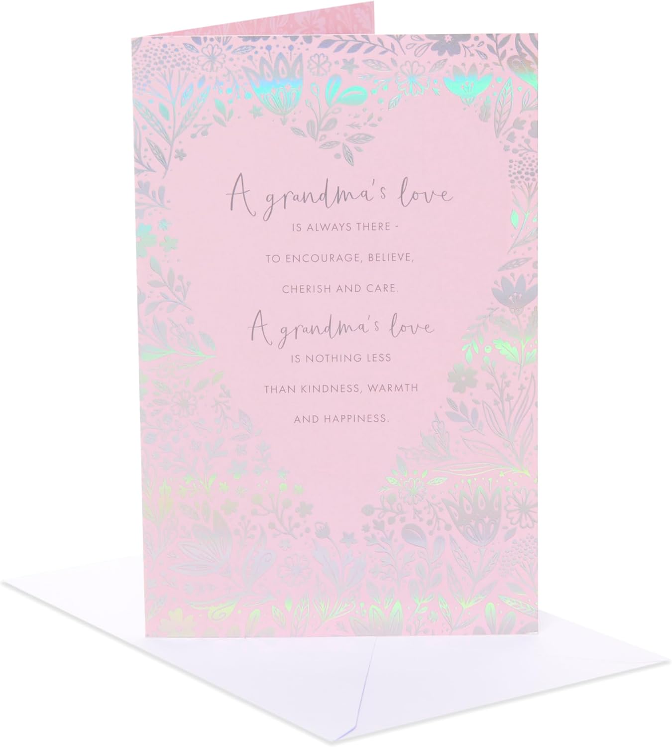 Heart Shape Pattern For Grandma Mother's Day Card