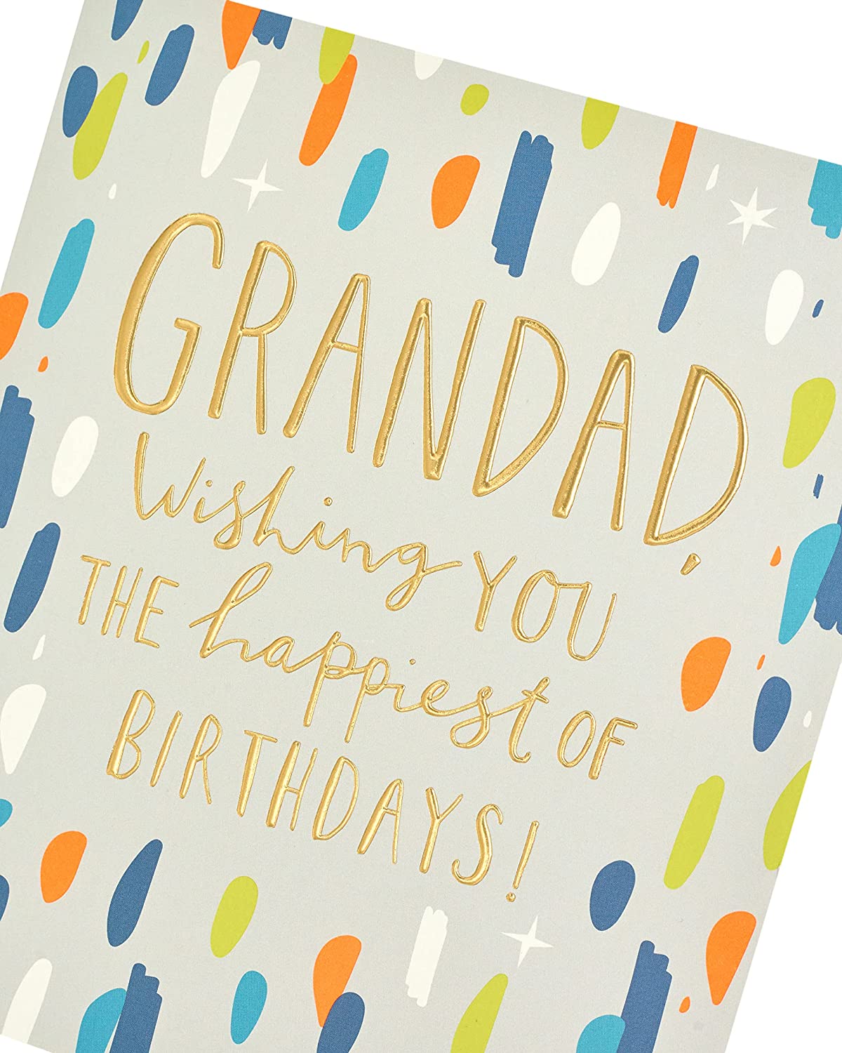 Contemporary Design Grandad Birthday Card